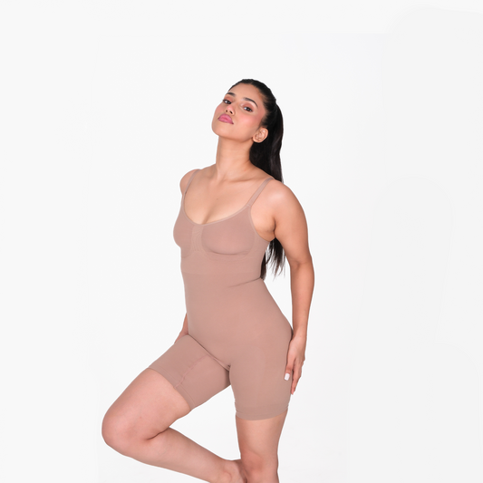 Butt Lifting Mid Thigh Bodysuit - Reframe