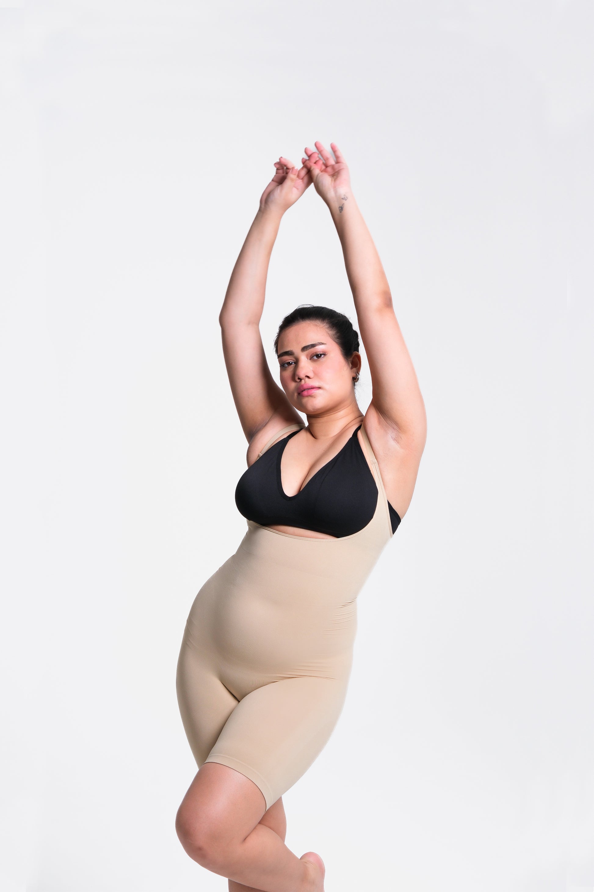 Open Bust Mid Thigh Bodysuit - Reframe