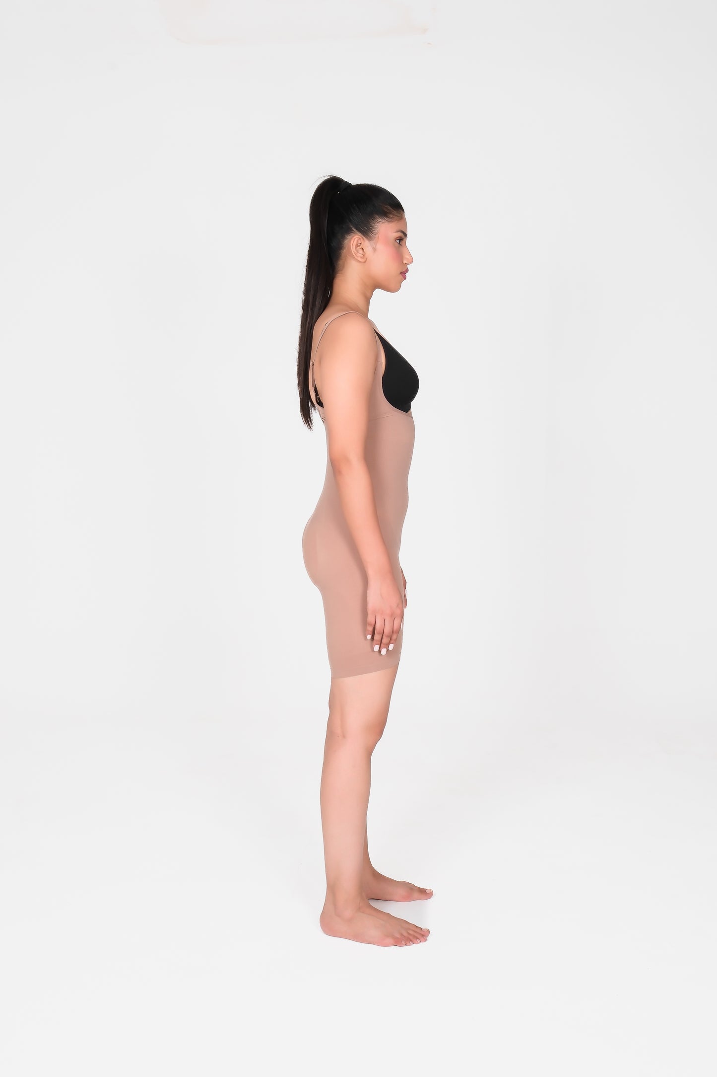 Open Bust Mid Thigh Bodysuit - Reframe