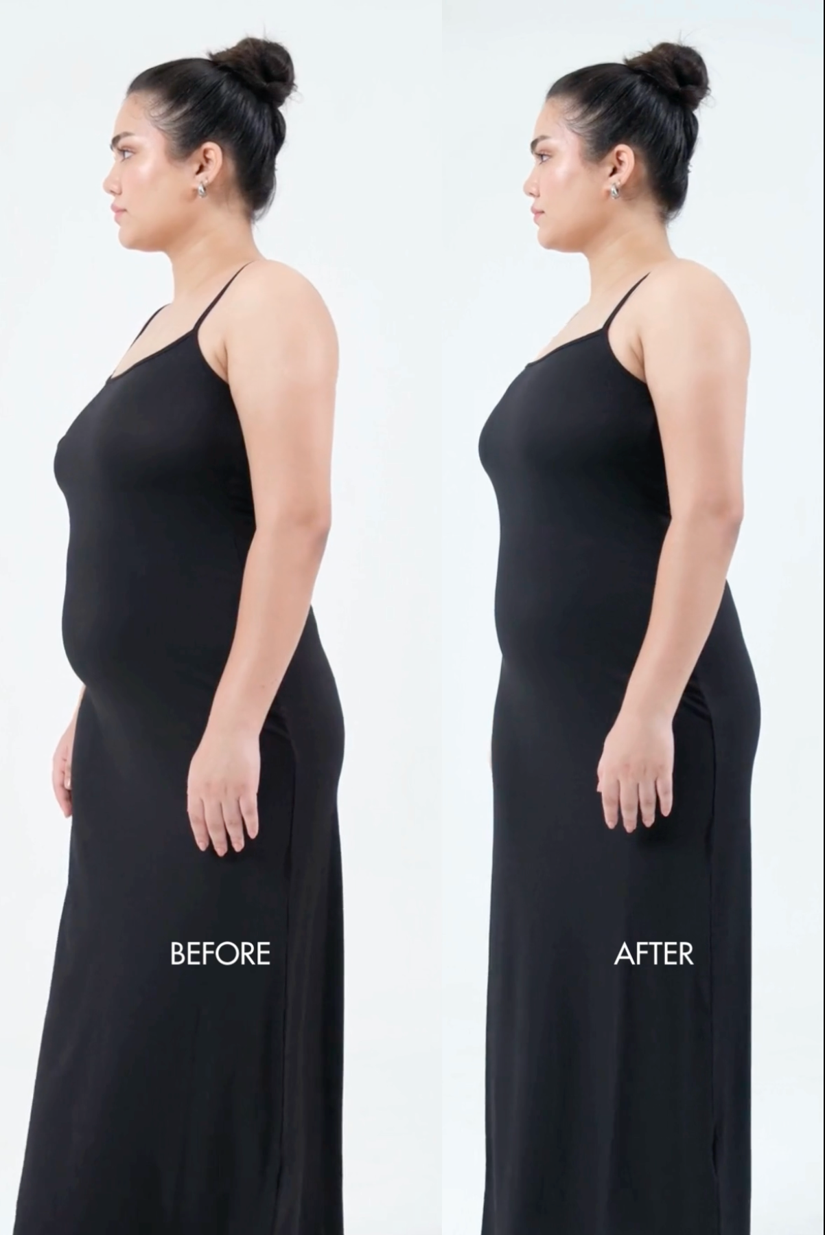 Shapewear before and after, tummy control shapewear bodysuit 

